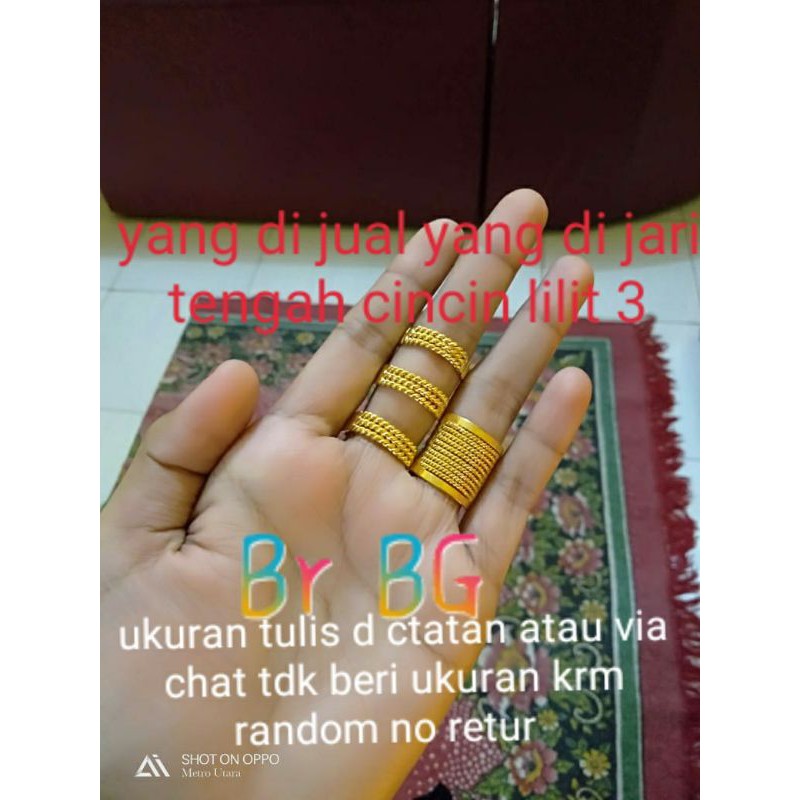 cincin lilit b3 lpsems24 kusam bs disepuh lg