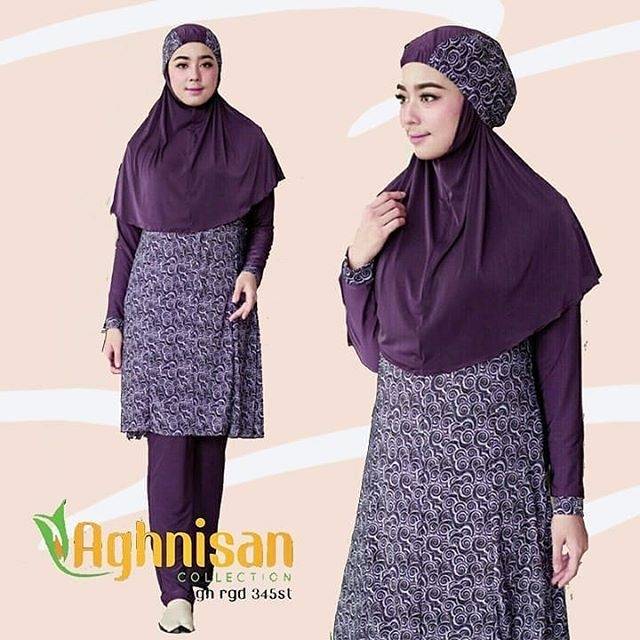 Baju Renang Standar Muslimah Aghnisan Collection Terbaru