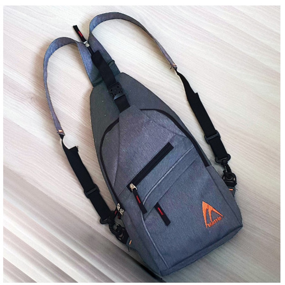 SHOPEE 6.6 SUPER SALE!! Slingbag Pria Sporty Tas Slingbag hangout Tas 3in1 Bisa Ransel Bisa Selempang Bisa Slingbag Tas Smartphone Tas HP Crossbody Bag AA22