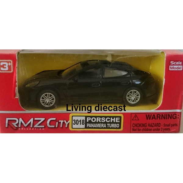 Diecast RMZ Porsche panamera skala 64 (black color)
