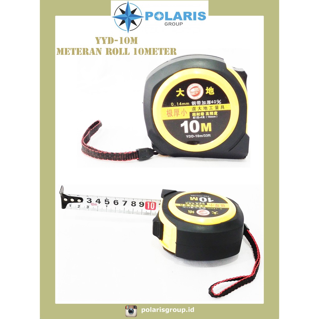 METERAN / METERAN ROLL 10 METER / ALAT UKUR