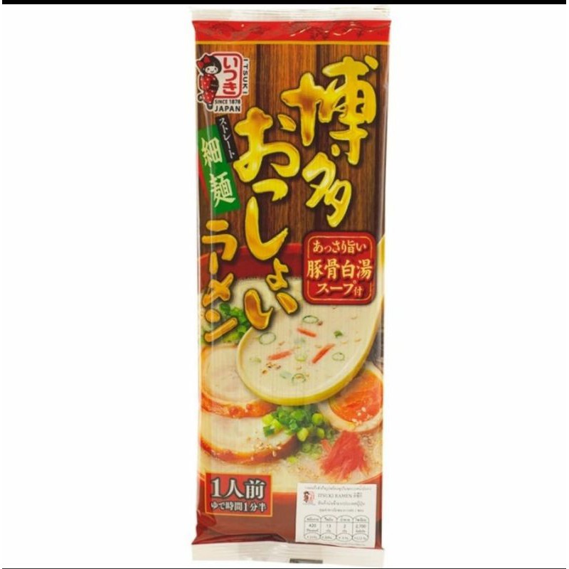 

Itsuki Kyushu Hakata Osshoi Ramen 123 g.non halal