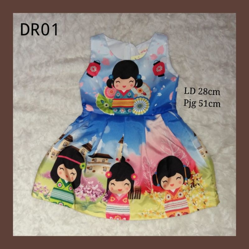 Baju anak perempuan Import (2-3 Tahun) / Dress anak cewek import