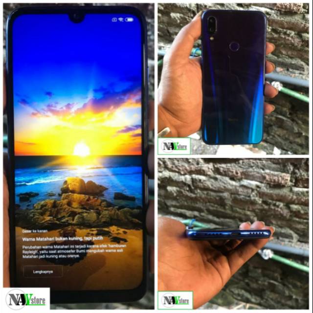 Xiaomi Redmi Note 7 4/64GB Bekas Second HP Only
