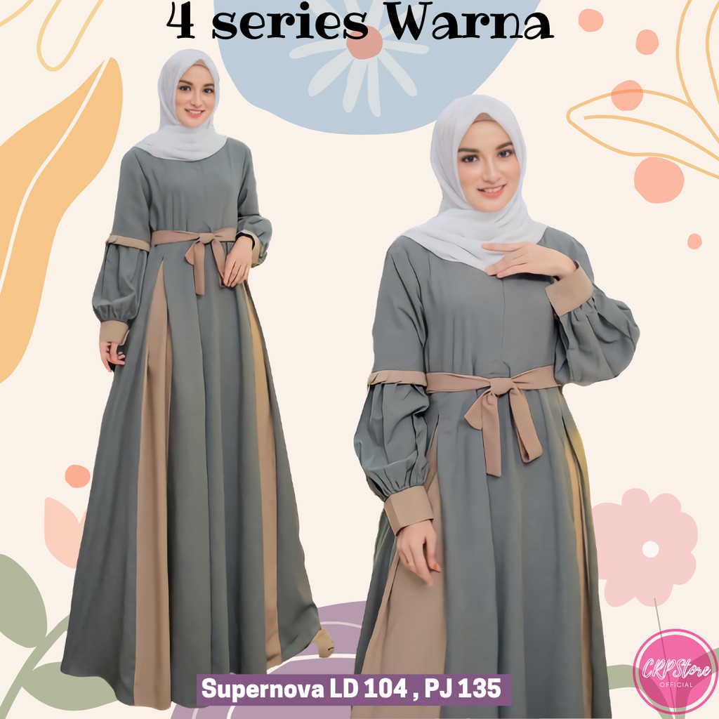 Jual Gamis terbaru 2023 baju Gamis lebaran 2023 fashion muslim model ...