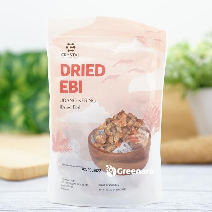 

[COD] Crystal of The Sea Dried Ebi 80gr / tanpa Pemutih dan Pengawet [COD]
