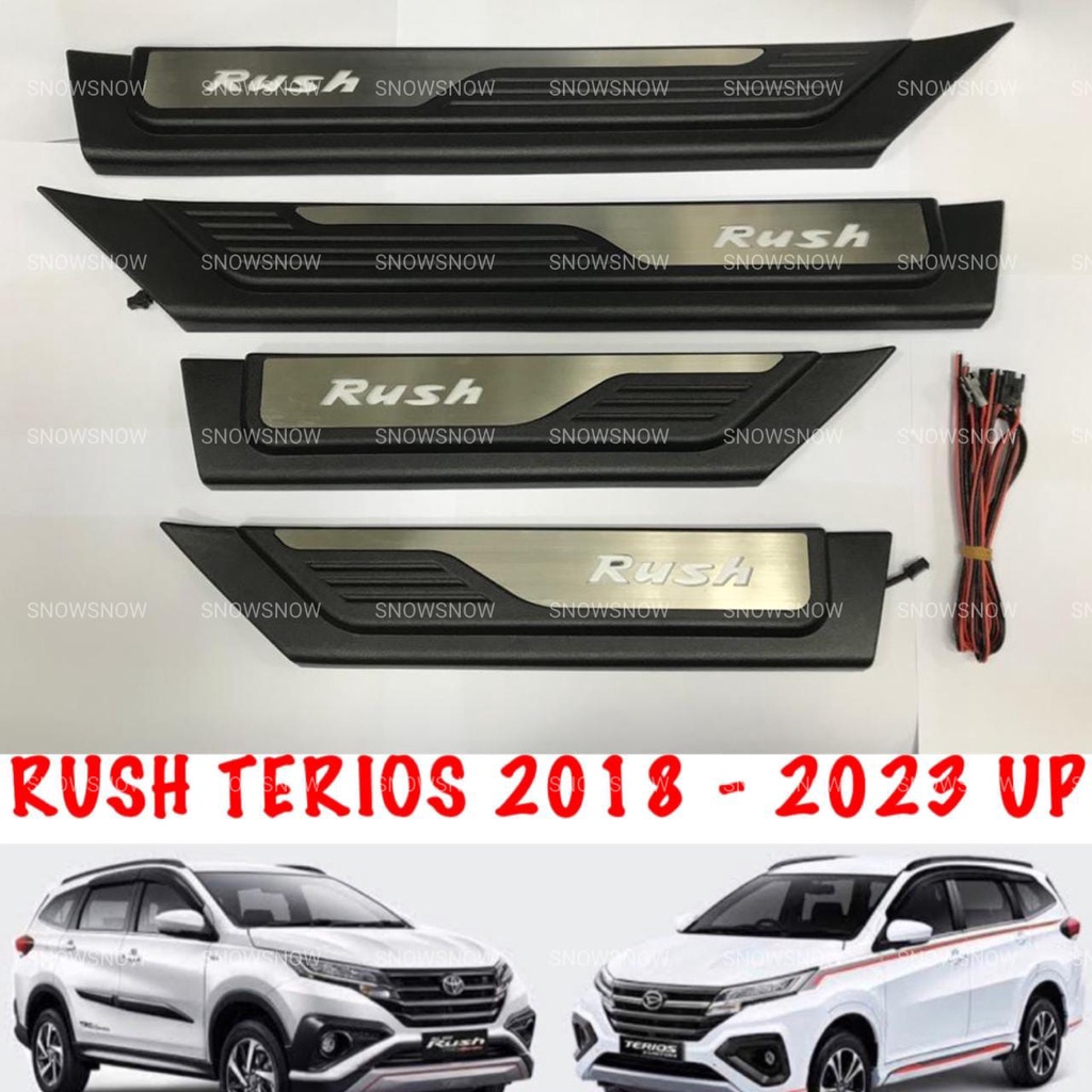 Sillplate Samping All New Rush Terios 2018 2020 2022 2023 GR SPORT Activo Lampu LED