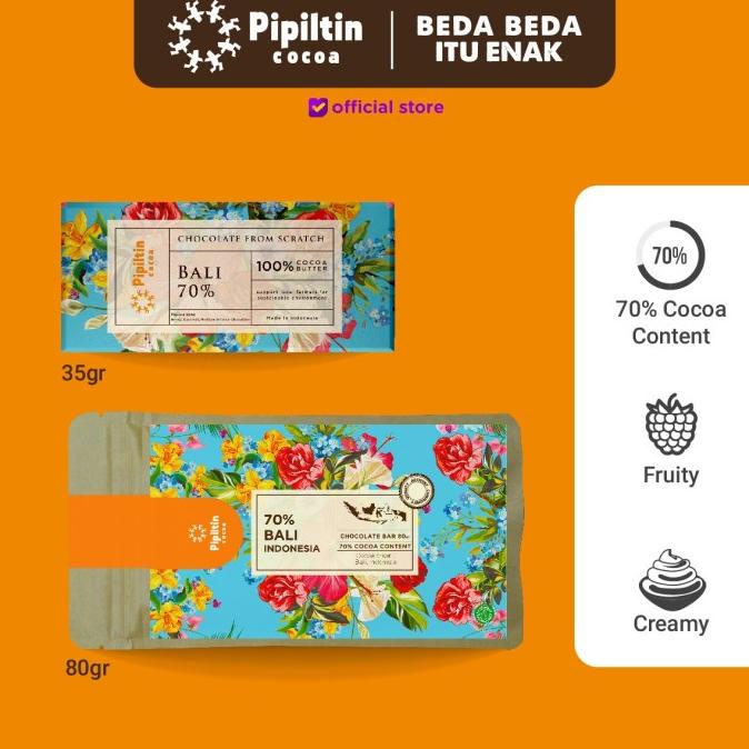 

PROMO Pipiltin Cocoa Dark Chocolate - Chocolate Bar Bali 70% MURAH