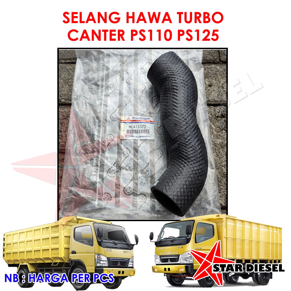 ME413372 SELANG HAWA TURBO COLT DIESEL CANTER PS110 PS125 HOSE TURBO CANTER PS125 PS110 PIPA TURBO C