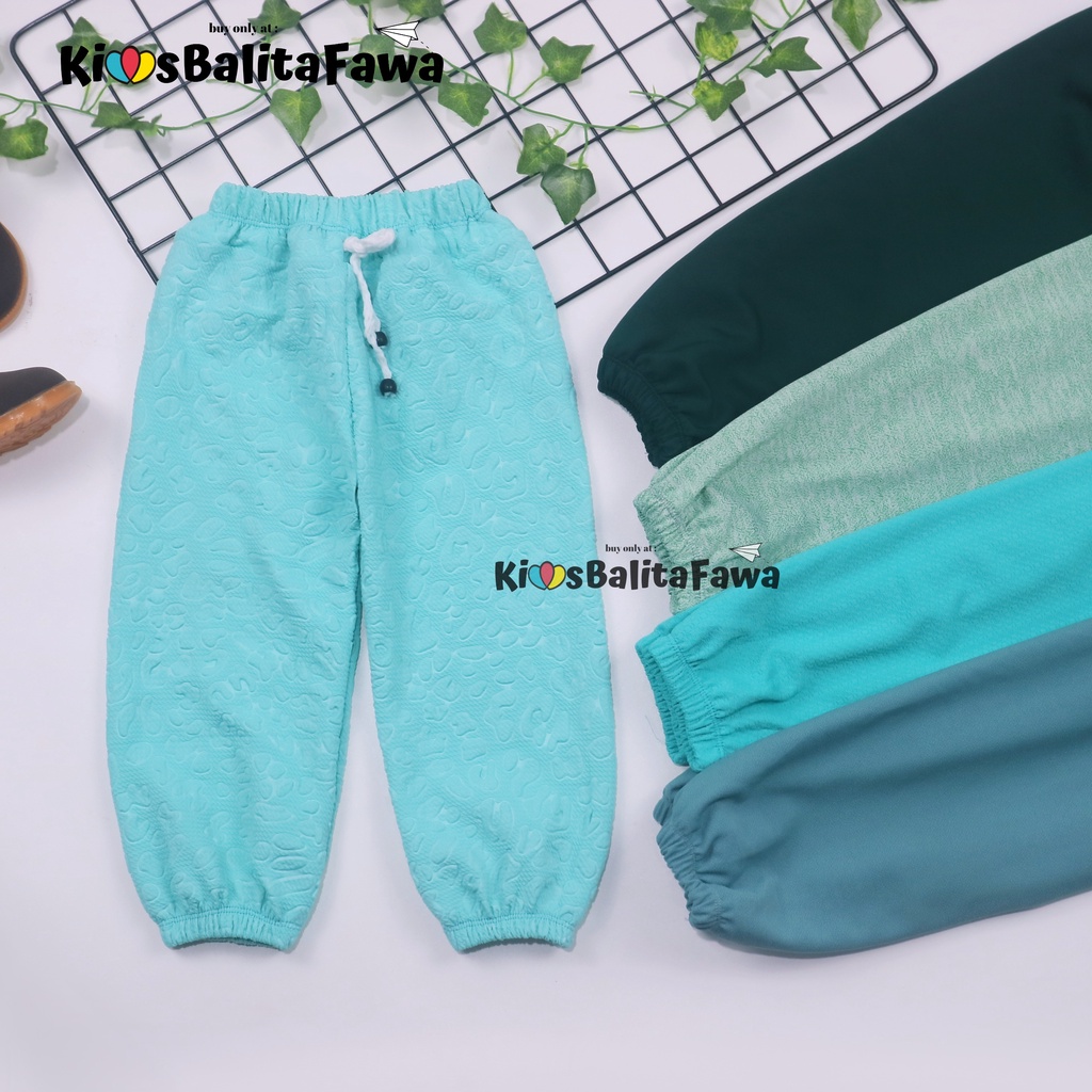 Jogger Molly Uk. 5-6 Tahun  / Pants Celana Panjang Anak Perempuan Laki Laki Panjang Murah Polos