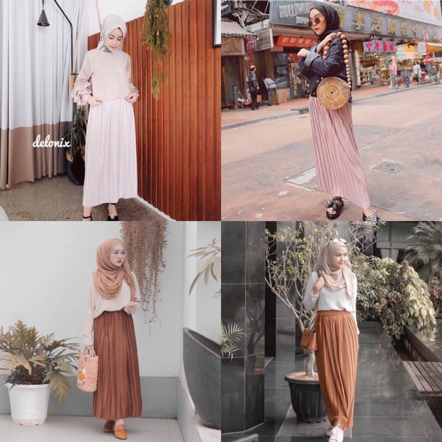 Plisket skirt import