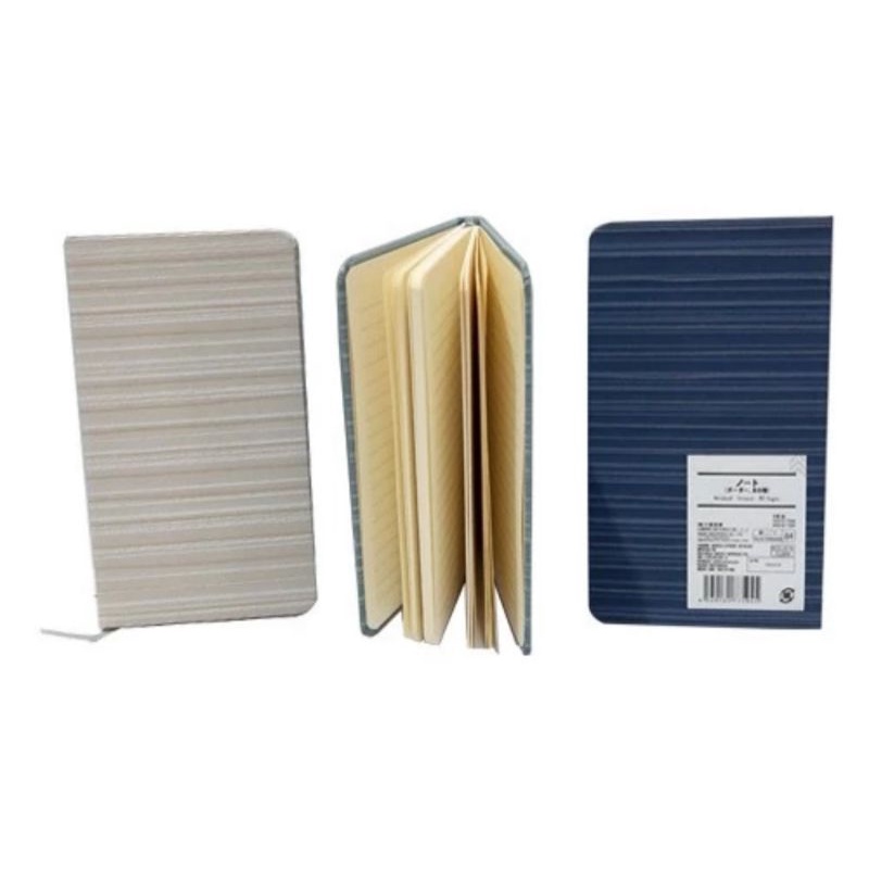 

Daiso Notebook Design Soft Isi 80 Lembar ukuran 9.5 x 1 x 17 cm - Navy
