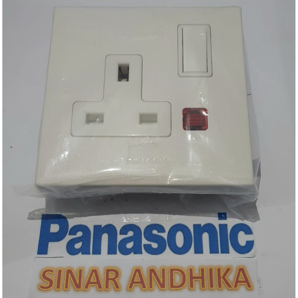 STOP KONTAK AC 13A 250V PUTIH STYLE E PANASONIC (ONLY STOP KONTAK) WBSJ 1214W