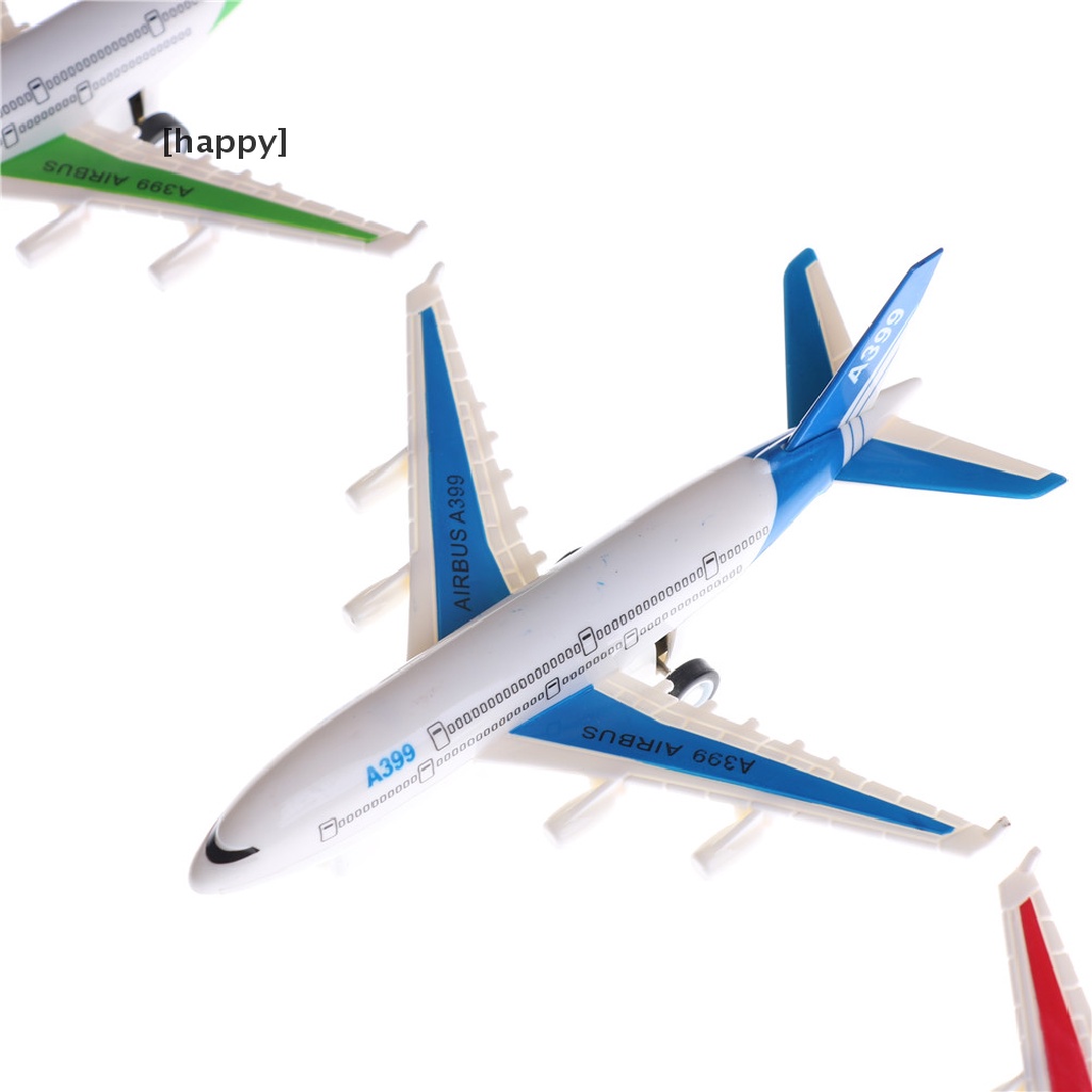 HA Plastic Air Bus Model Kids Children Pull Back Airliner Passenger Plane Model 0 0 0 0 0 ID