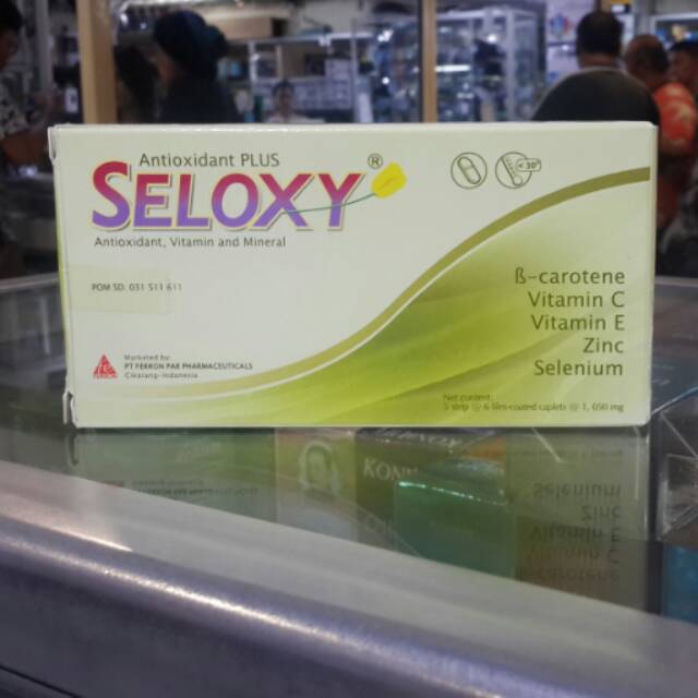 Seloxy  Vitamin & Antioksidan isi 30 Kaplet