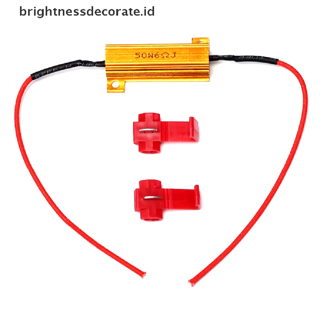 (Birth) 4pcs Resistor Beban 50w 6 Ohm Untuk Lampu Sein Led