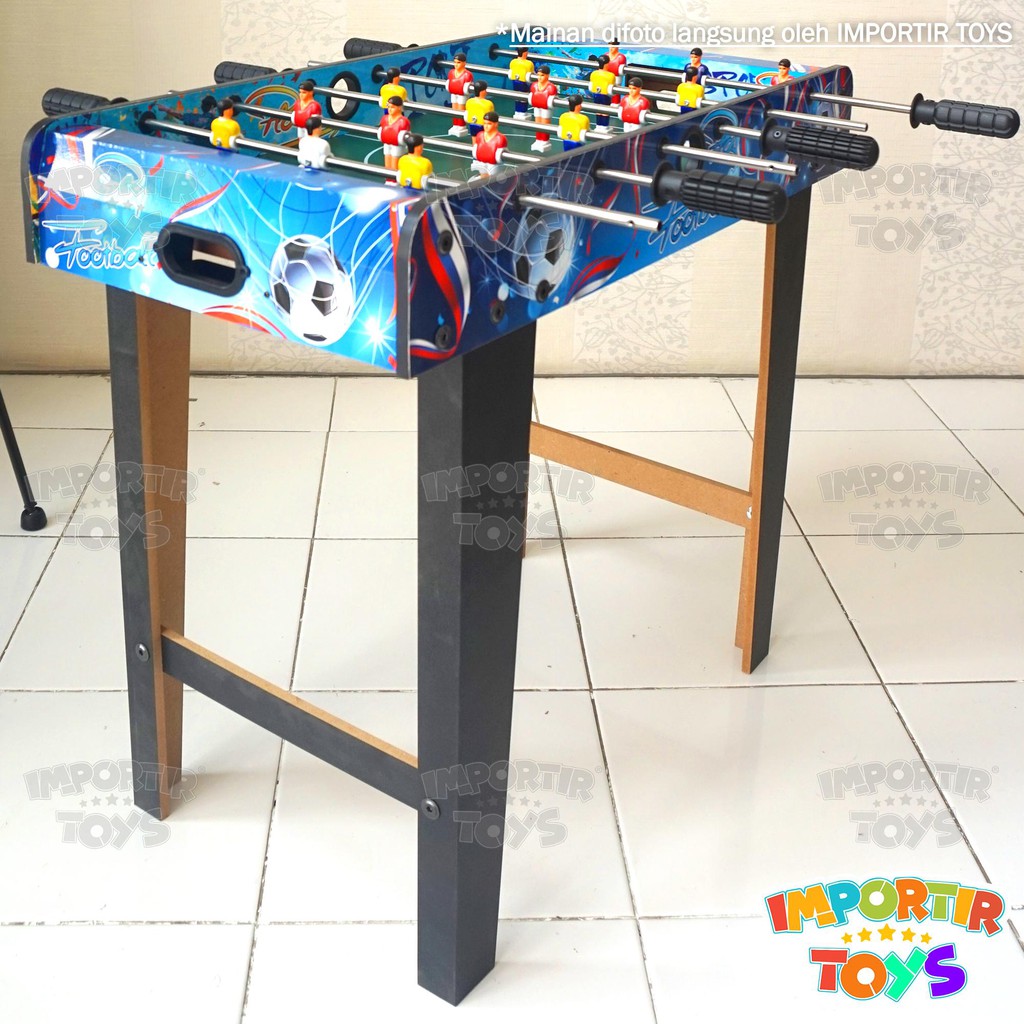 SEPAK BOLA MEJA KAYU PREMIUM BESAR &quot;WOODEN FOOTBALL TABLE&quot; (SNI + IMPORT QUALITY)