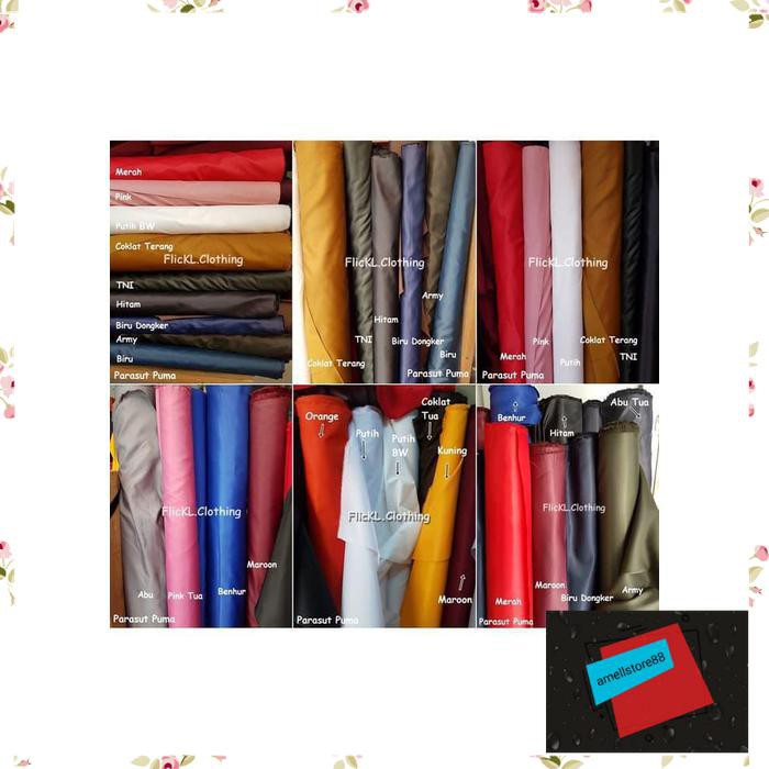 Jaket Pria parasut parka gunung Bahan Kain Puma Parasit Parasut WaterproofBomber KK241