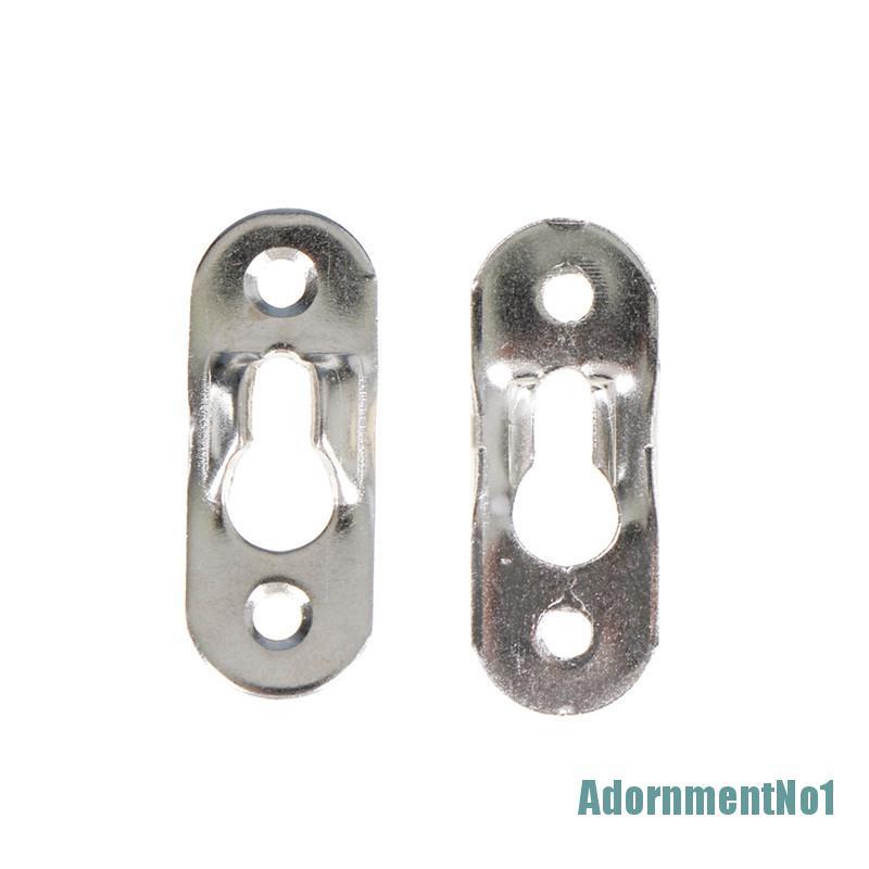 (AdornmentNo1) 20pcs Gantungan Kunci Bahan Metal Ukuran 37x15mm