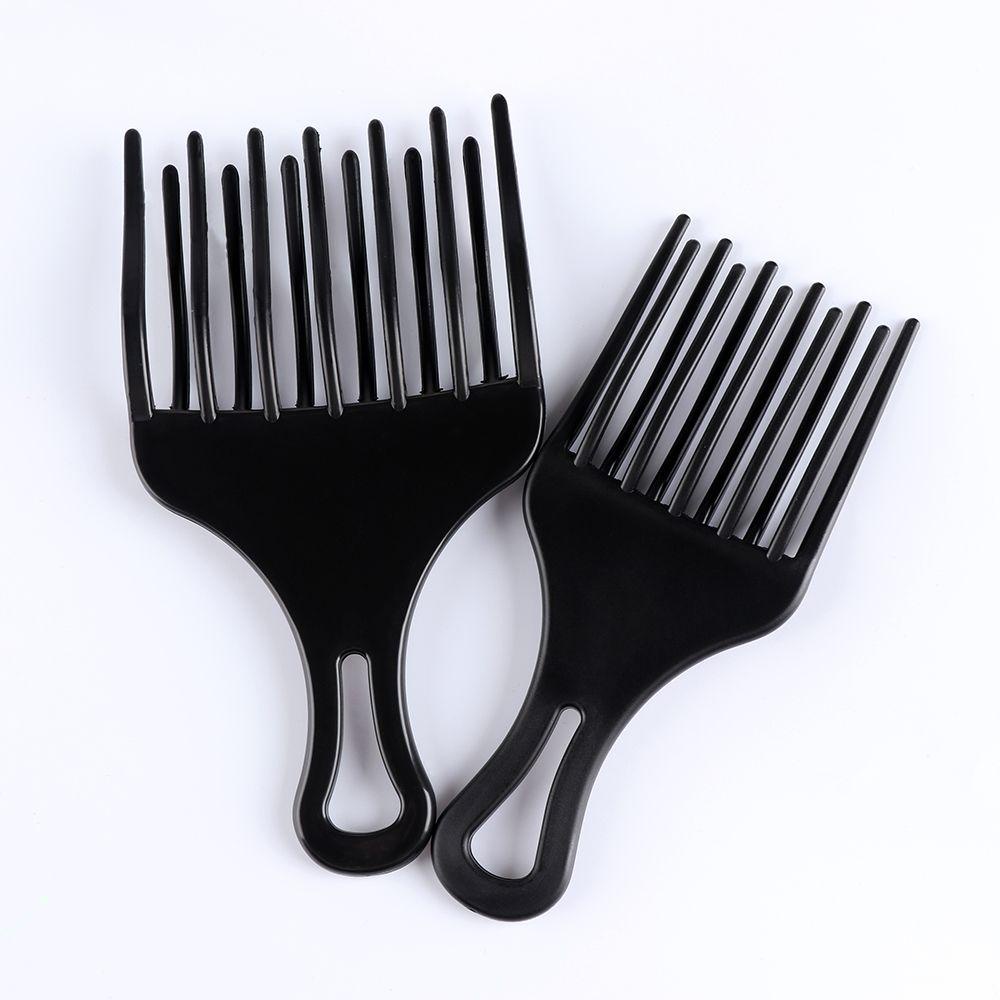 Lily Afro Hair Pick Sisir Kecantikan Rambut Keriting Profesional Gigi Gigi Gigi Gigi Anti-Statis Sikat Garpu Rambut