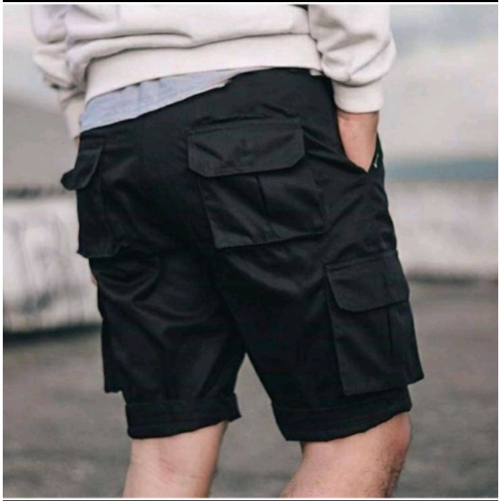 [TERLARIS] size (28‐-33)Celana pendek pria cargo kimpol