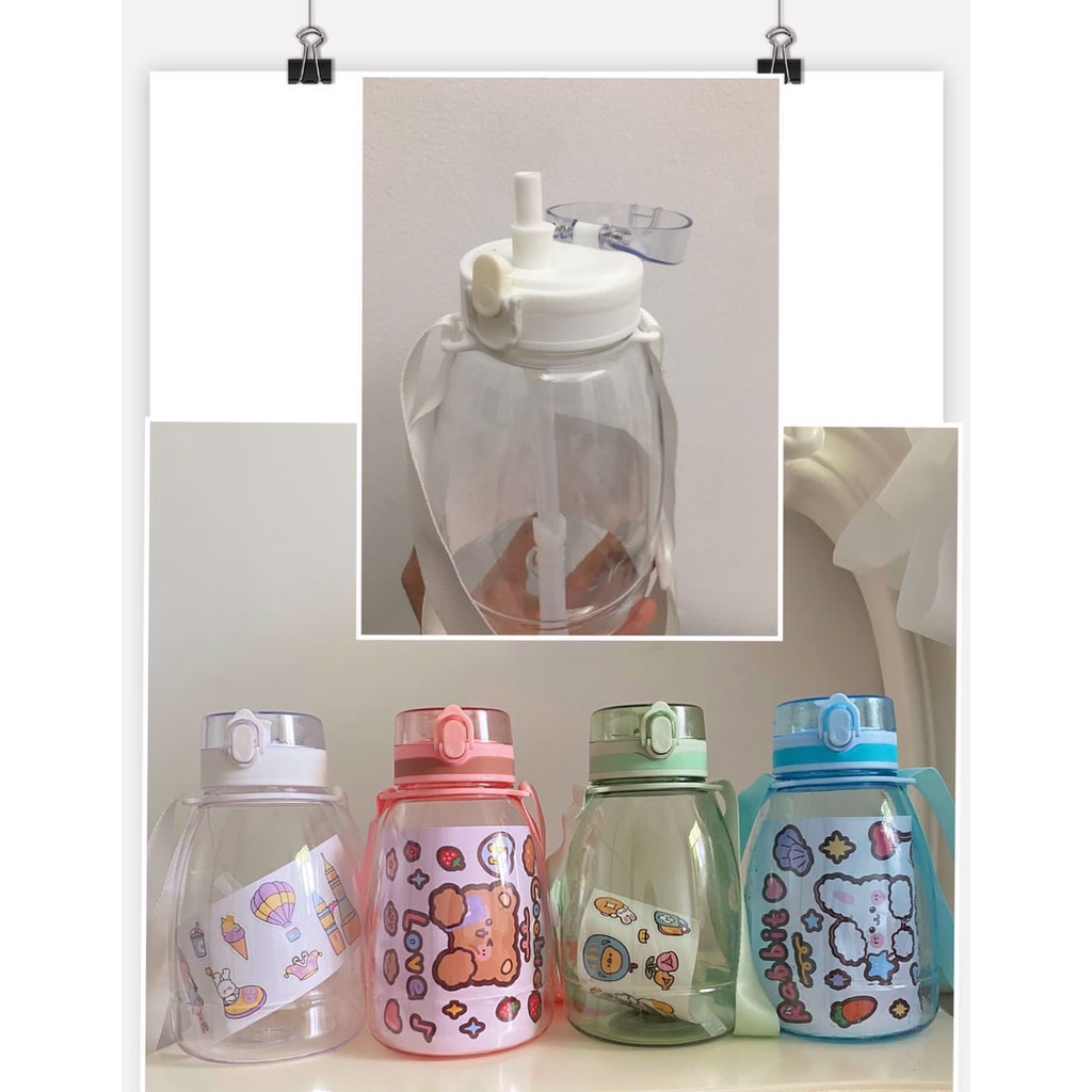 FREE STIKER Botol Anak Big Belly Children's Cup Bottle Botol Reminder Anak Free Stiker