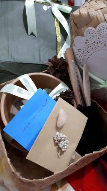 Hampers/parcel Lebaran Alat Makan Kayu Lengkap