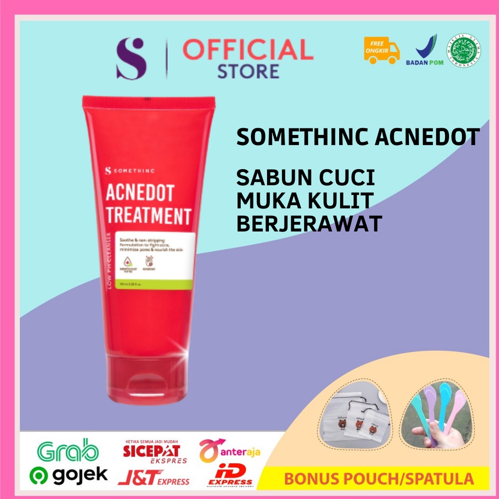 SOMETHINC ACNEDOT Cleanser  Sabun Cuci Muka Kulit Berjerawat