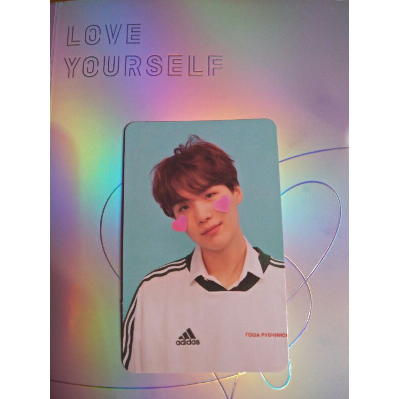 PC SUGA ANSWER F/PHOTOCARD SUGA ANSWER F