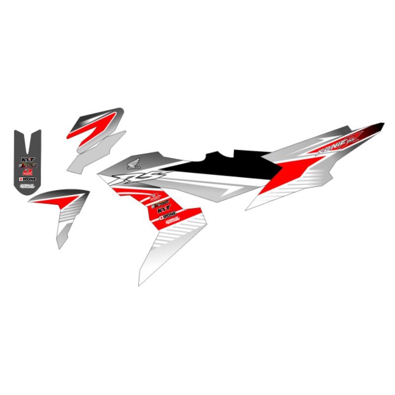 DECAL SONIC MOTIF ROADRACE