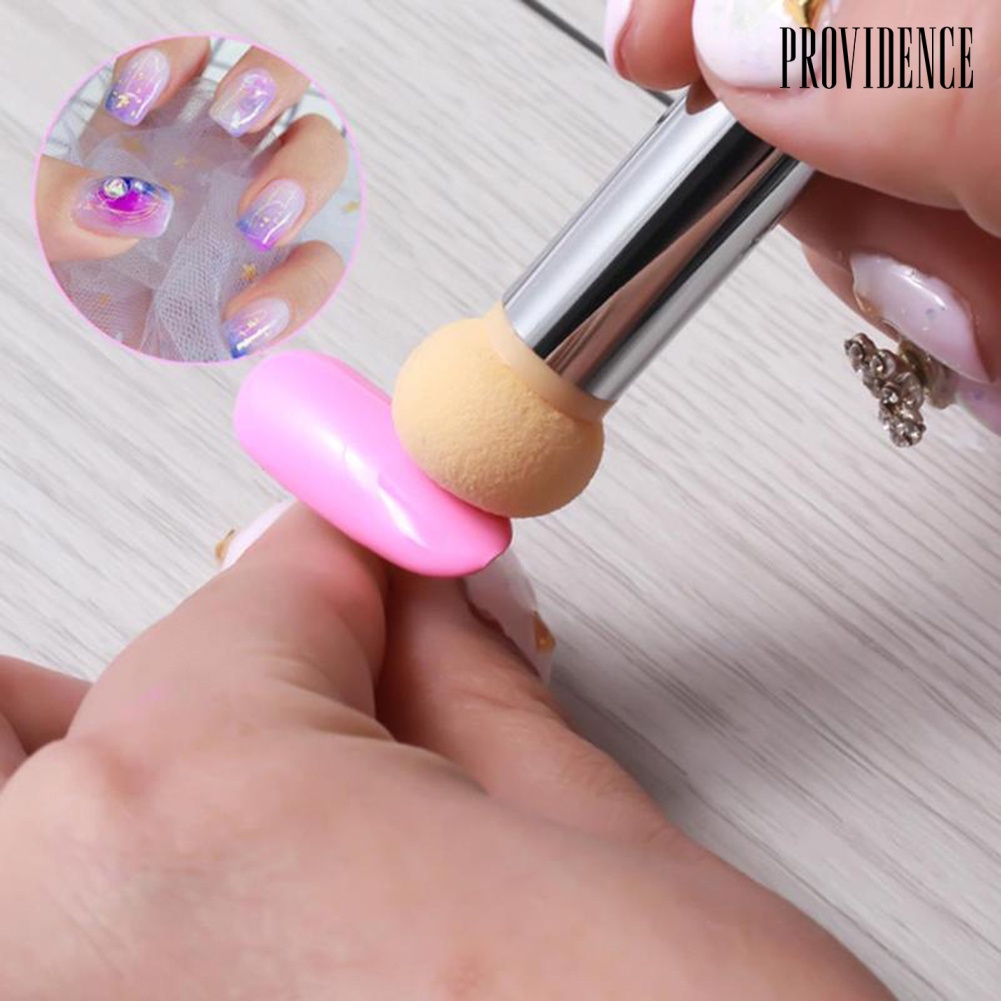 Providence 3Pcs Nail Art Template Plate Scraper Dual Head Smudge Drawing Printing Pen Set