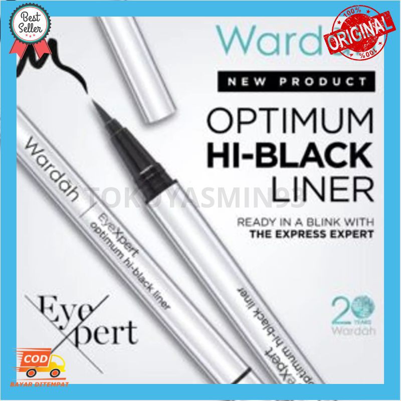 Wardah EyeXpert Optimum Hi-Black Liner 1 g Murah