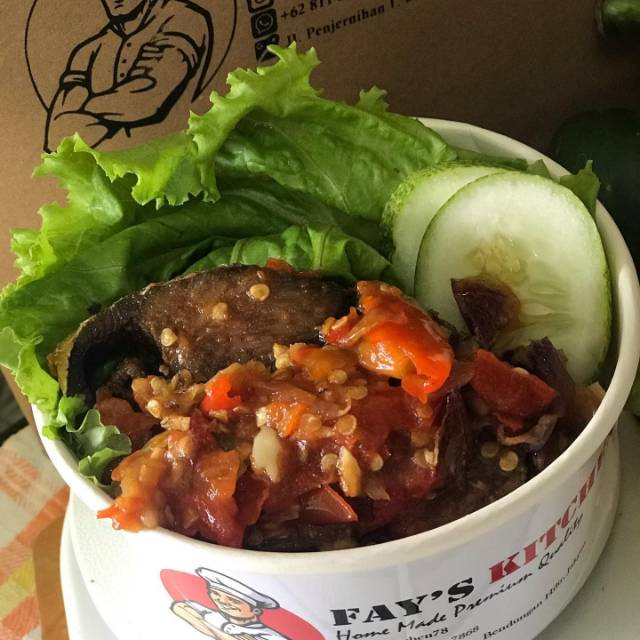 

Tongkol balado ( menu rice bowl )