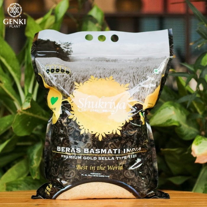 

978EqW Shukriya Basmati Rice / Beras Basmati - 5 Kg WQ0112