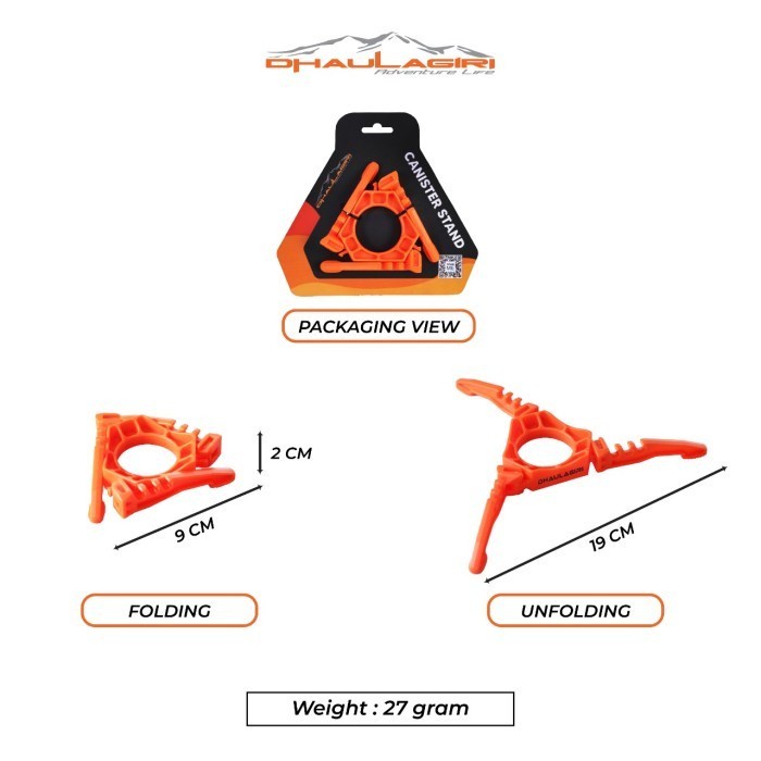 Bracket Tripod Dudukan Gas Canister Stand Dhaulagiri Kompor Camping