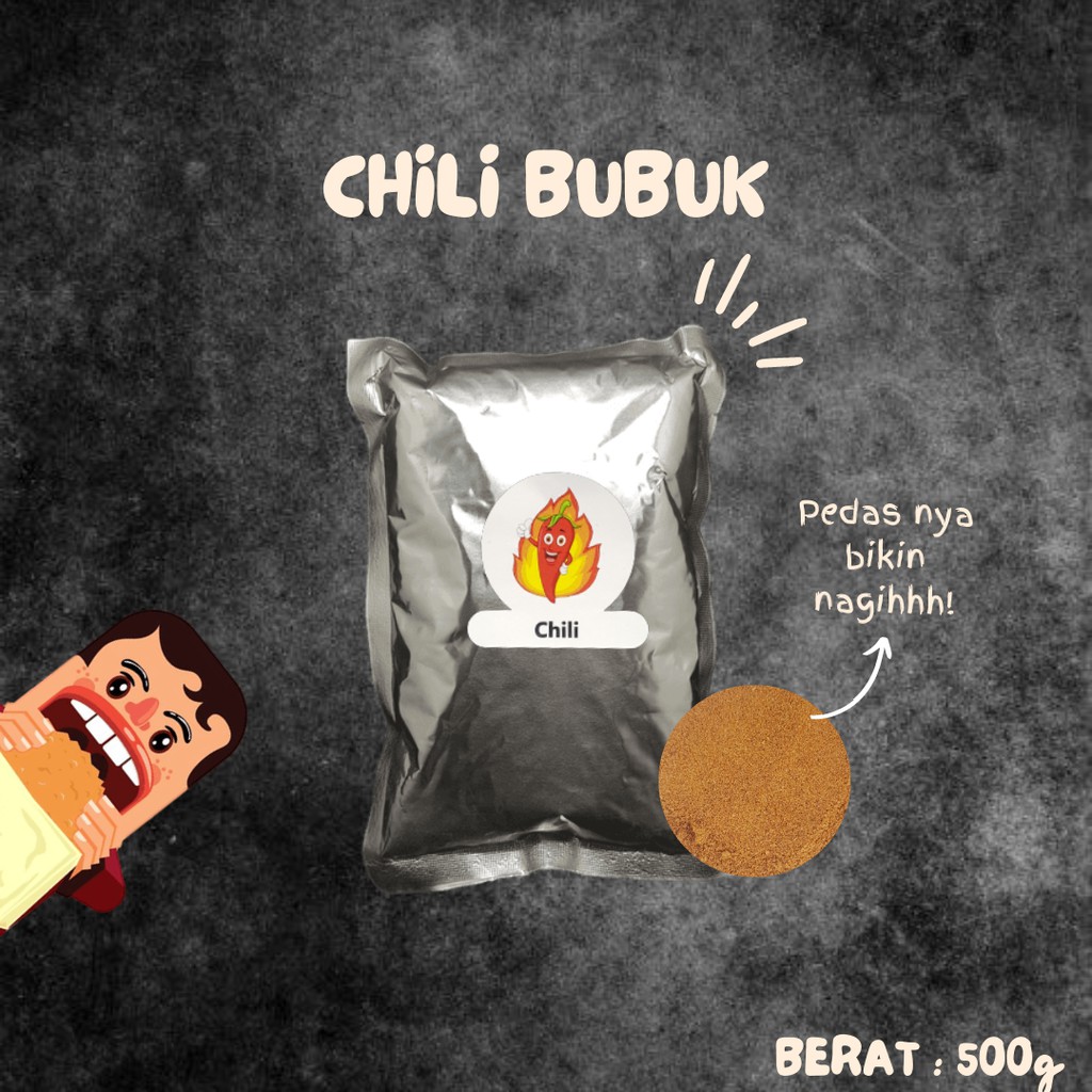 BUBUK TABUR CHILI (CABE BUBUK) 500 GRAM