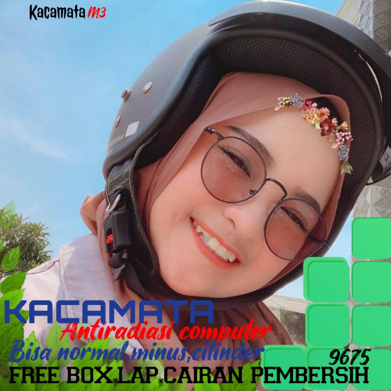 kacamata lensa antiradiasi komputer bisa normal minus plus cilinder tergantung permintaan kaka tulis saja pesanan kaka di catatan saat order y  free box lap cairan pembersih kacamata kode 9765 size 46-22-142