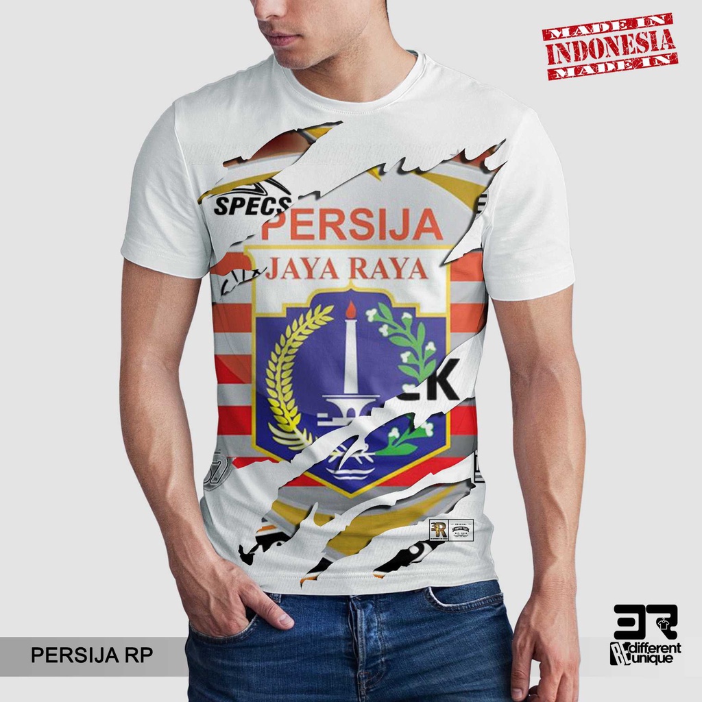 [ COD ] KAOS PRINTING GAMBAR TEAM SEPAKBOLA PERSIJA JAKARTA RPW - BAJU SEPAK BOLA DISTRO ORIGINAL MO
