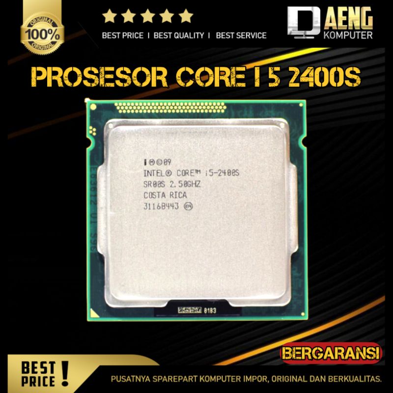 Processor Pc Merk Intel Core i5 2400s l Prosesor intel Core i5 2400s 2.50 GHz Original Murah