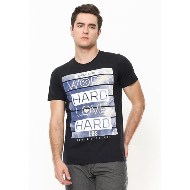 KAOS LGS JOHNWIN FASHION DENIM