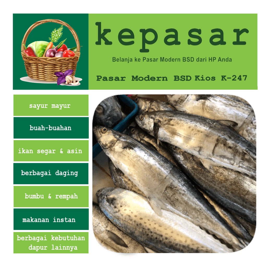 

Ikan Tenggiri 250 g