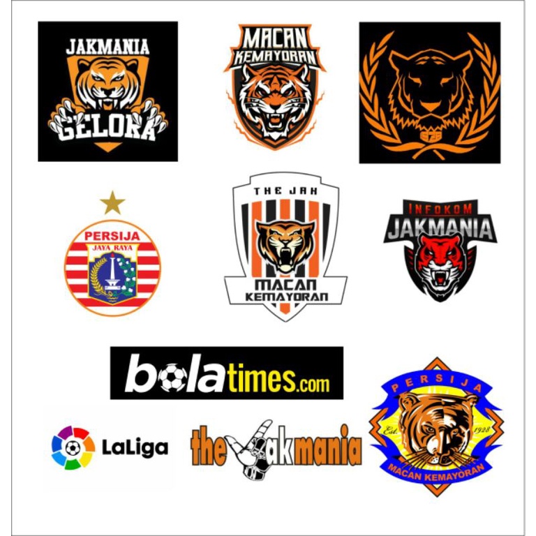 

Stiker Paket Club Bola Persija High Quality Anti Air