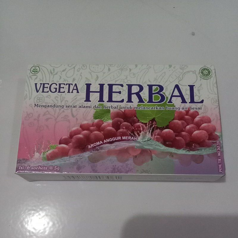 

vegeta herbal box isi 6 sachet 5g