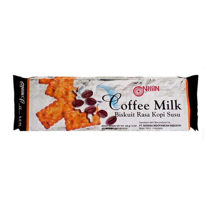 

Snack/Biskuit COFFEE MILK BISKUIT RASA KOPI SUSU 200 gr - NISSIN PRODUCT