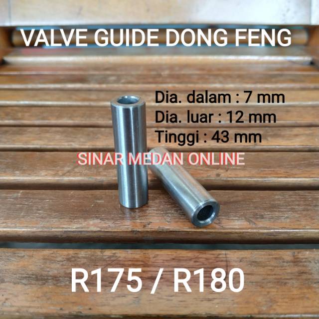 R175 Valve Guide R180 Bos Klep EM185 Botol Klep R100 Dong Feng DongFeng 2pcs
