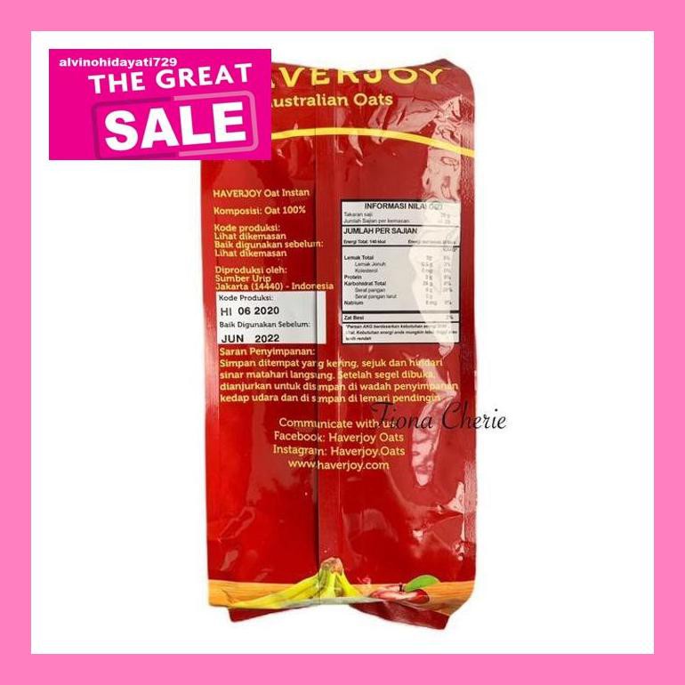 

Al04Nind Haverjoy Havermout Instant Merah 1 Kg / Australian Oat / Oat Meal Indvvl03