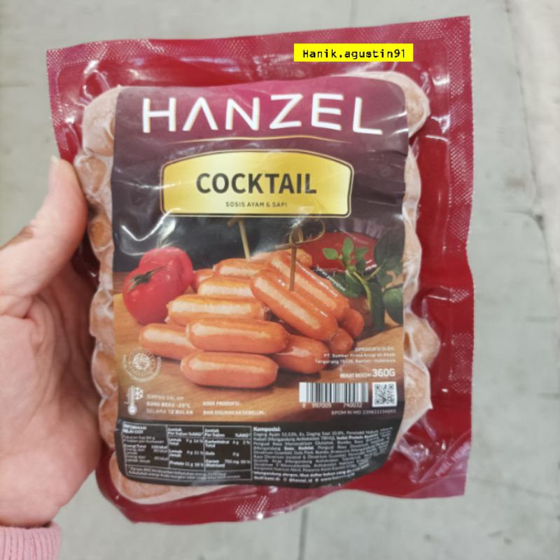 

Hanzel sosis coktail 360gr
