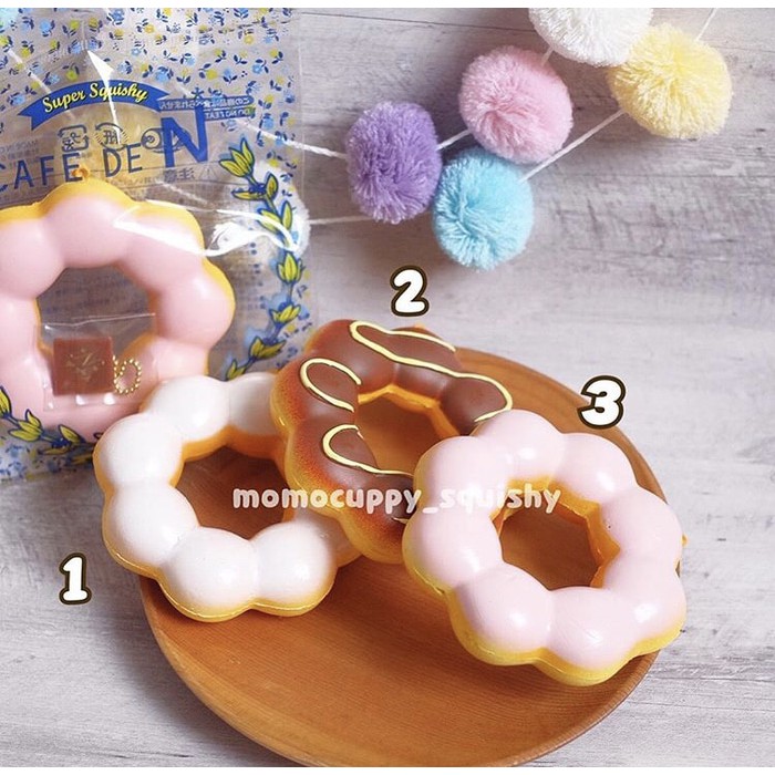 SQUISHY LICENSED ring donut by cafe de N ( squishy donut cincin slow)