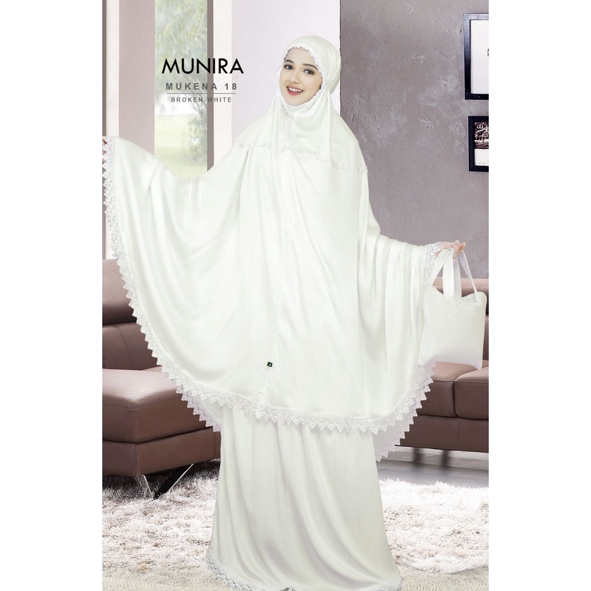 Mukena_alat shalat_Putih_adem_Rayon_Premium