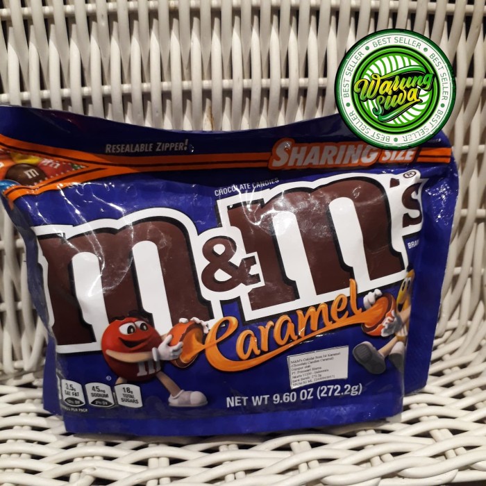 

M&m chocolate candies caramel 272,2 gram